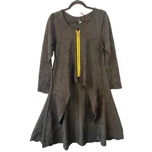 NWOT‎ NoBlu Alexandra ILyin Black Embossed Jacket Steampunk Victorian Goth